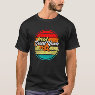 Camiseta Melhor Excelente Tio Nunca Vintage Vintage no Dia