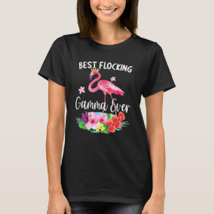 Camiseta Melhor Fã De Flamingo Gama De Bloqueio