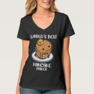 Camiseta Melhor fabricante de panquecas do mundo - Panqueca