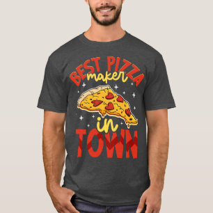 Camiseta Melhor fabricante de pizza na cidade de Hobby Pizz