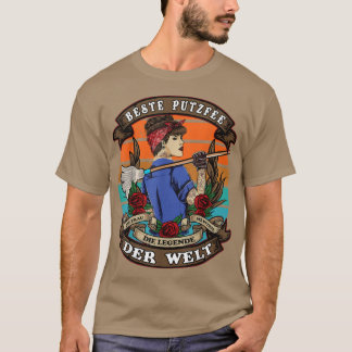 Camiseta Melhor Fada De Limpeza No Mundo De Esfregaço Retro
