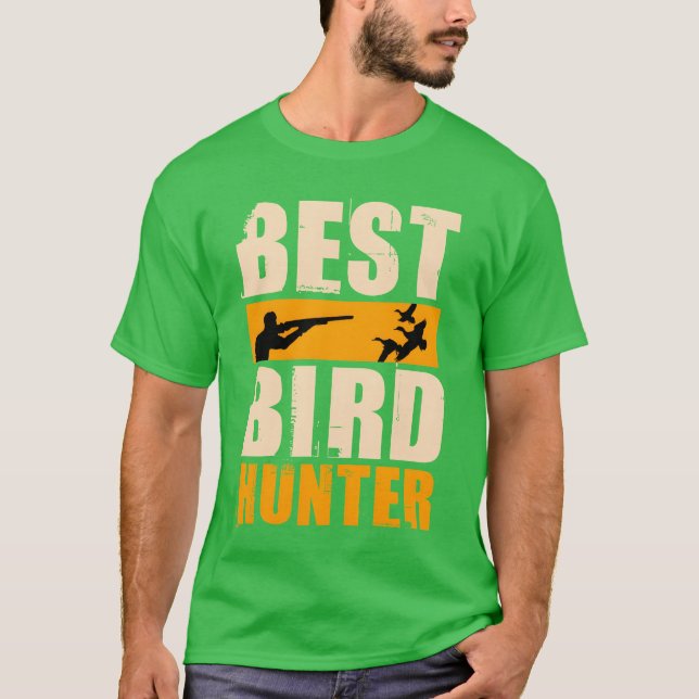 Camiseta Melhor família de caçadores de aves (Frente)