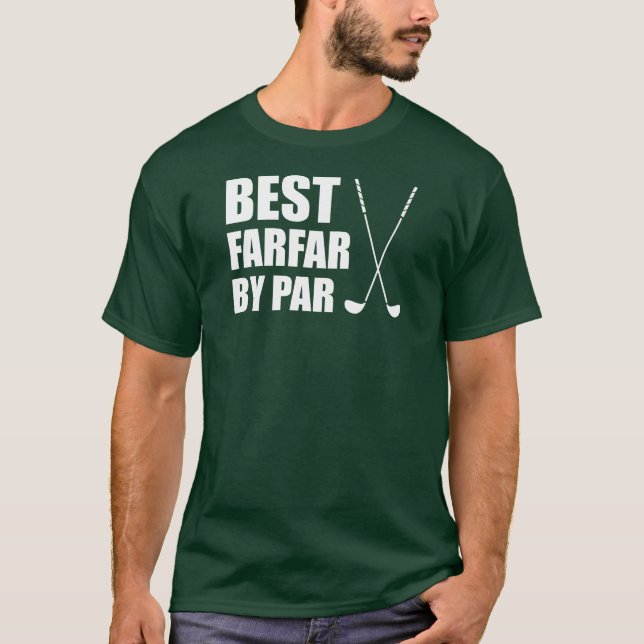 Camiseta Melhor Farfar Por Par Vovô Sueco Golf (Frente)