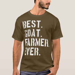 Camiseta Melhor Fazendeiro De Caprinos Engraçado