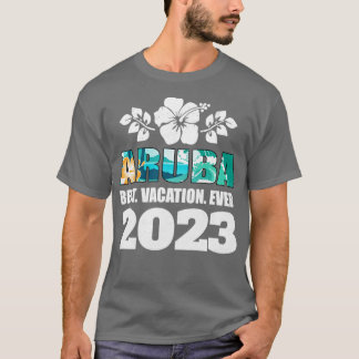 Camiseta Melhor Férias De Aruba Em Vias Familiares De 2023 