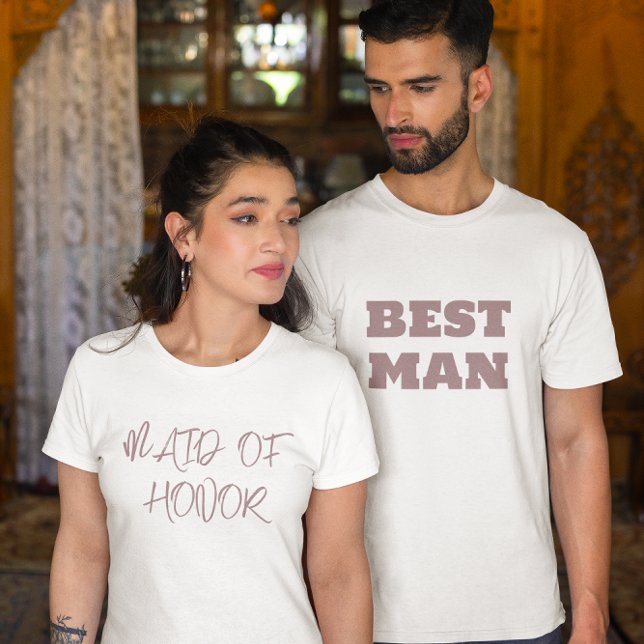 Camiseta Melhor Festa de casamento Branca (Criador carregado)