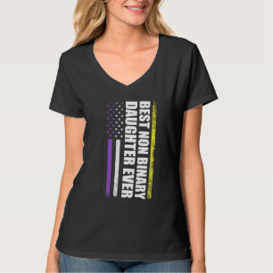 Camiseta Melhor Filha Não Binária Alguma Vez Orgulho De Sin