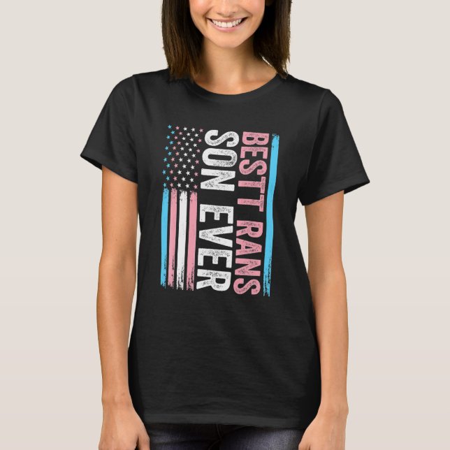 Camiseta Melhor Filho Trans Nunca Transgênero (Frente)