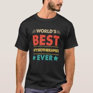 Camiseta Melhor Fisioterapeuta do Mundo Retro Nunca