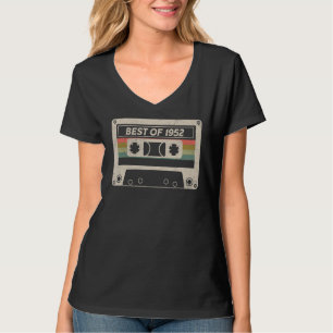 Camiseta Melhor Fita De Cassete De Aniversário De 1952 De 7