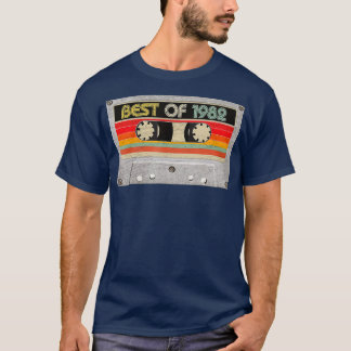 Camiseta Melhor Fita De Cassete De aniversário de 40 anos D