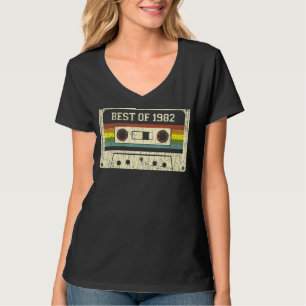 Camiseta Melhor Fita De Cassete De aniversário de 40 anos D