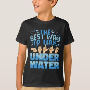 Camiseta Melhor Forma De Falar Sobre A Língua De Sinais Ame
