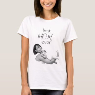 Camiseta Melhor Foto de Mãe Nunca Personalizada