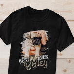 Camiseta Melhor Foto De Pet Dog De Grunge Legal Moderno<br><div class="desc">Esta design divertida e moderna é composta de tipografia divertida e adiciona uma foto personalizada do seu animal de estimação.</div>