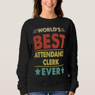 Camiseta Melhor Funcionário de Controle de Presença do Mund