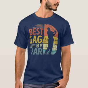 Camiseta Melhor Gaga Por Dia de os pais De Par Golf Gift Av