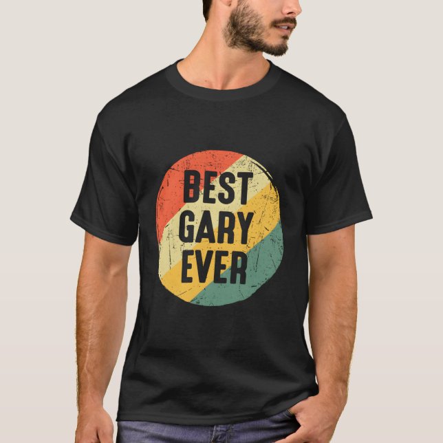 Camiseta Melhor Gary Ever Para O Nome De Gary (Frente)