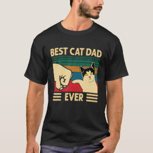 Camiseta Melhor Gato Mãe de Alguma Vez Mulheres Vintage Ca