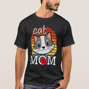 Camiseta Melhor Gato Mãe De Alguma Vez Vintage, Gato Retroa