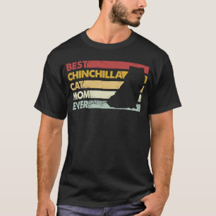 Camiseta Melhor Gato Mãe De Chinchilla