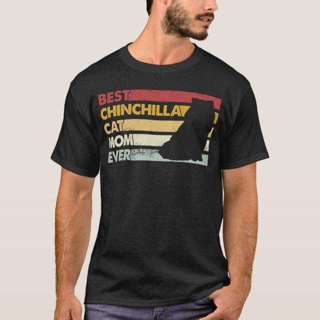 Camiseta Melhor Gato Mãe De Chinchilla (Frente)