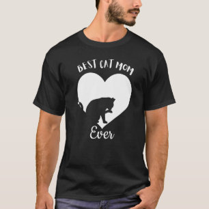 Camiseta Melhor Gato Mãe De Gatos Pretos Cujos Gatos Pretos