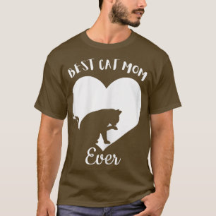 Camiseta Melhor Gato Mãe De Gatos Pretos Cujos Gatos Pretos