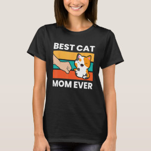 Camiseta Melhor Gato Mãe De Mama Calico Cat