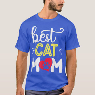 Camiseta Melhor Gato Mãe De Sempre, Retro Cat Mãe T, Gato E