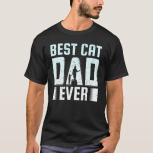 Camiseta Melhor Gato Pai de Todos os Tempos Dia dos Pais Ci