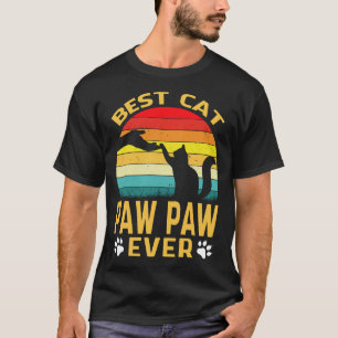 Camiseta Melhor Gato PAW PAW Ever Retro Vintage