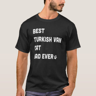 Camiseta Melhor Gato Turco Van Pai Masculino