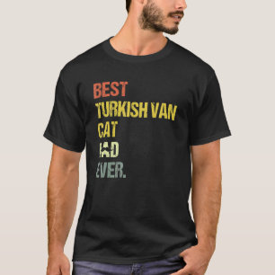 Camiseta Melhor Gato Turco Van Pai Masculino