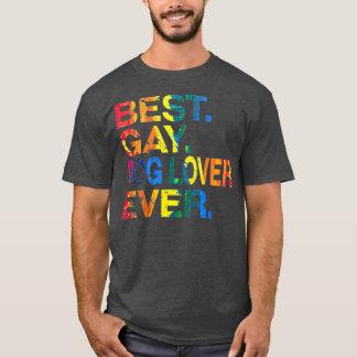 Camiseta Melhor Gay de Cachorro Ao Longo Da Gay Igualdade D