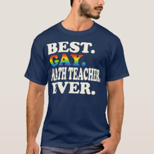 Camiseta Melhor Gay de Professora de Matemática da Gay Igu