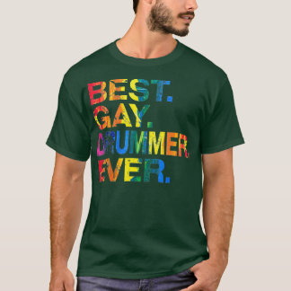 Camiseta Melhor Gay Drummer Sempre Gay Igualdade de Gênero 