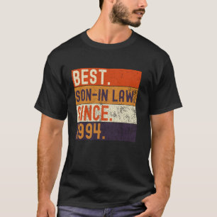 Camiseta Melhor Genro Desde 1994 Família Filho Aniversário 