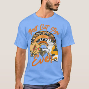 Camiseta Melhor Giga Gato Nunca Engraçado Gato Leopardo Rot