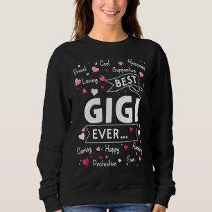 Camiseta Melhor Gigi Dia de as mães Vovó Pela Primeira Vez