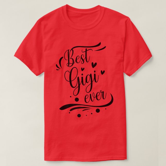 Camiseta Melhor Gigi Nunca Vovó  (Frente do Design)