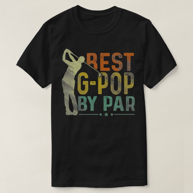 Camiseta Melhor GP por Par Funny Golf Lover Golfer Fath (Frente do Design)