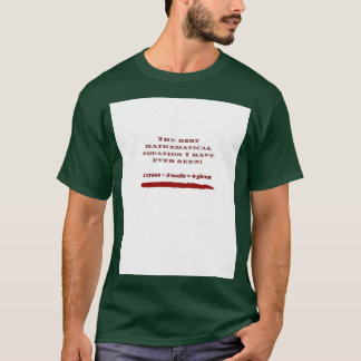 Camiseta Melhor Gráfico de Equação de Matemática