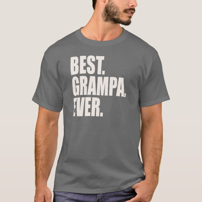 Camiseta Melhor. Grampa. Nunca (Frente)
