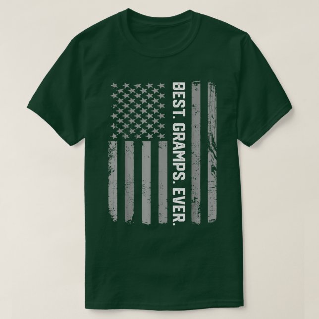 Camiseta Melhor Grampo De Bandeira Da América Para Homens P (Frente do Design)
