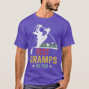 Camiseta Melhor Grampo de Golfe do Par Pai Golfer do Pai