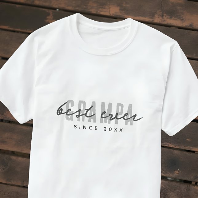 Camiseta Melhor Grampo Desde 20XX Preparo Simples Moderno (Criador carregado)