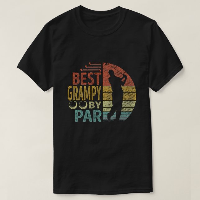 Camiseta Melhor Grãozinho De Par Golf Golfer (Frente do Design)