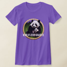 Camiseta "Melhor Graunta do Mundo" e Pandas