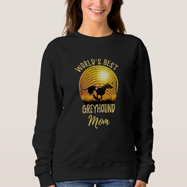 Camiseta Melhor Greyhound Mãe Vintage Greyhound Mama (Frente)